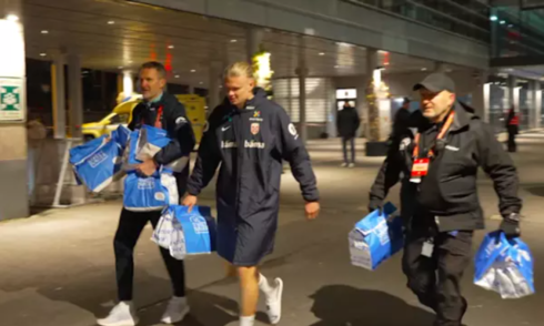 Haaland buys 70 burgers to treat Norway national team