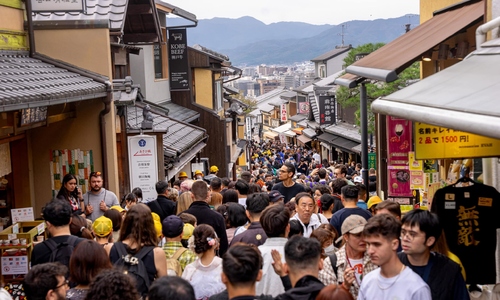 Japan's popular tourist spots: where crowds vie for space