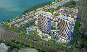 The Meridian - a new riverside apartment building on the Han river, Da Nang