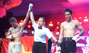 Van Thao knocks out Thai boxer after provocation
