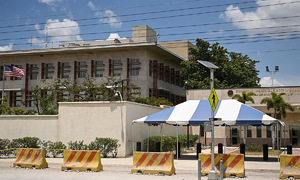 Haitian suspects exchange gunfire with US embassy guards