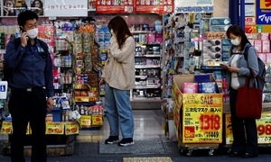 Japan's economy shrinks for the first time in six quarters