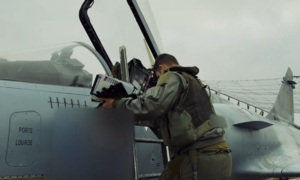 Ukrainian Mirage fighter jet showcases achievement of downing Russian missiles