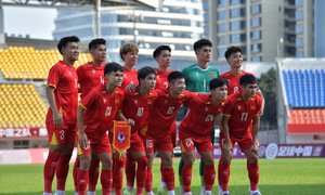 Vietnam loses to South Korea at U22 Panda Cup
