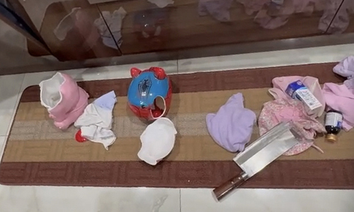 Man breaks into villa, steals two piggy banks