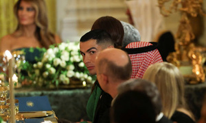 Ronaldo dines at the White House