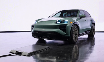 Porsche cayenne EV debuts: over 1,000 horsepower, wireless charging