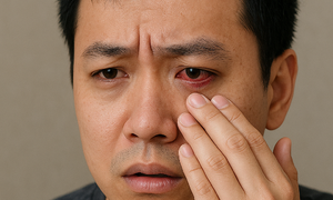 Eye signs warning of an unhealthy liver