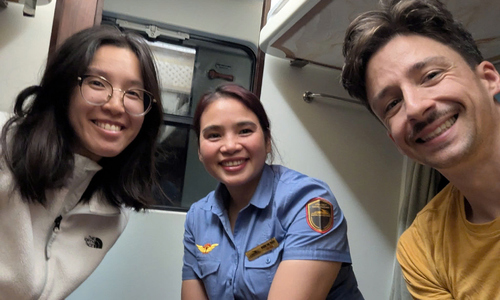 Foreign passengers stranded on train rescued