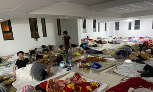 Night of flood evacuation in Nha Trang