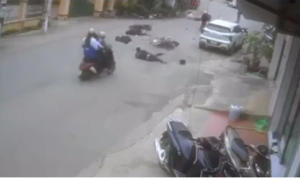 7 people injured after students cycle abreast