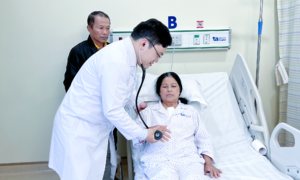 Intervention for congenital heart defect in woman approaching 60