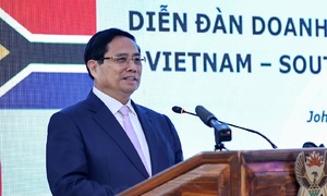 Prime minister calls on Vietnam - South Africa businesses to 'connect - produce'