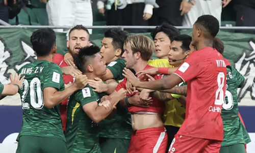 Hanoi police fc fined for brawl in afc champions league two
