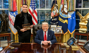 President Trump's unique gift to Ronaldo