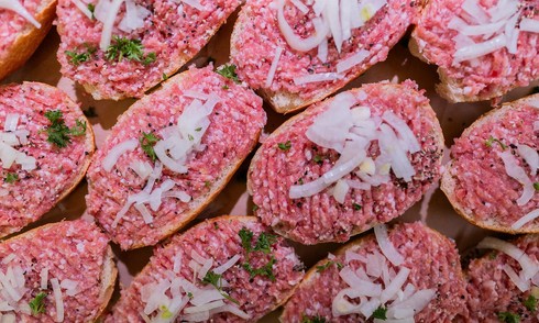 Germany's raw minced pork dish