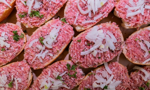 Germany's raw minced pork dish