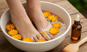 Does soaking feet in warm water help prevent stroke?