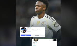 Vinicius removes Real-related information from personal page