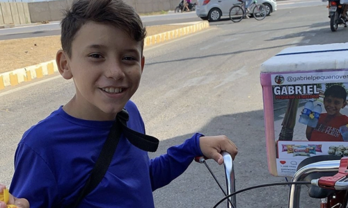 Boy buys family home after street vending cart confiscation