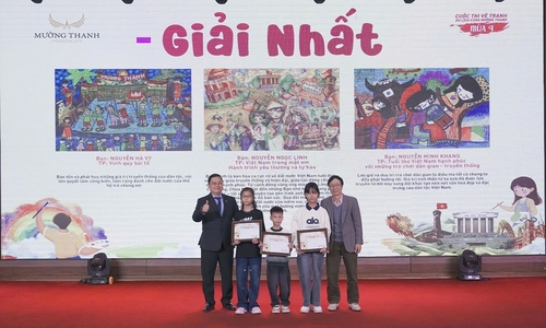Muong Thanh honors young artists in painting competition