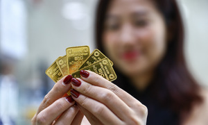 Gold bar prices increase by over two million dong