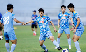 Vietnam U22 trains intensely ahead of SEA Games 33