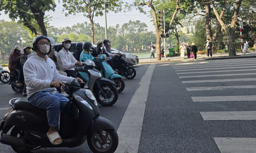 Hanoi to ban gasoline motorbikes within ring road 1 during specific hours from 1/7/2026