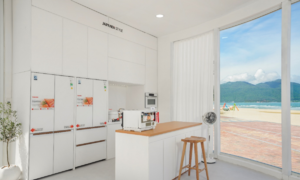 Toshiba Japandi built-in refrigerator: maximizing kitchen space and style