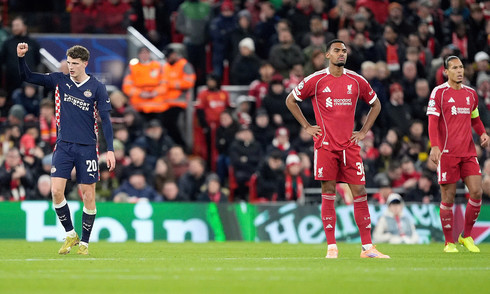 Liverpool's heavy defeat in the champions league