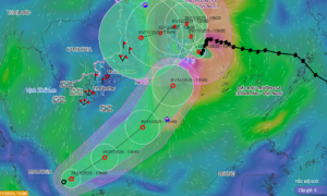 Another tropical depression active near the East Sea