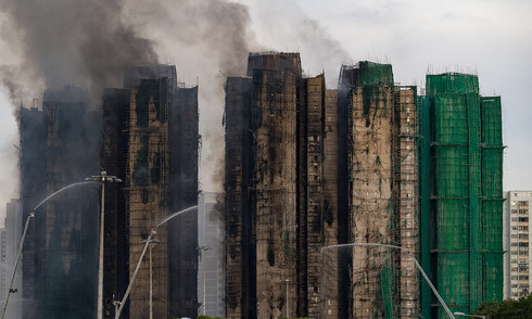 Hong Kong arrests 8 more people linked to apartment complex fire