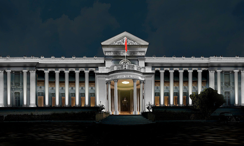 Artistic lighting completed for a series of architectural works in Ho Chi Minh City