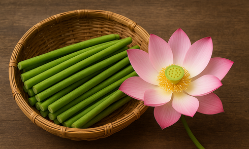 What happens when you eat lotus stems?