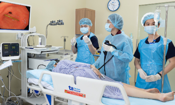 Foreign object piercing stomach wall mistaken for heart attack