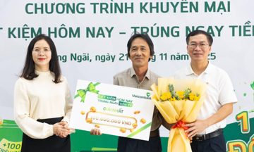Vietcombank awards 3 billion VND to savings customers