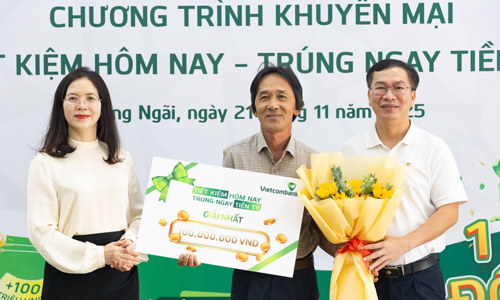 Vietcombank awards 3 billion VND to savings customers
