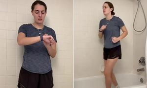 Video of girl running one mile in bathtub draws nearly 2 million views