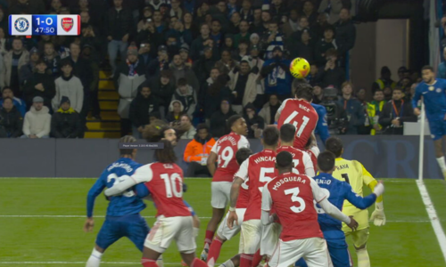 Controversy over Chelsea's opening goal against Arsenal
