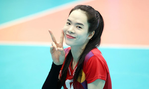 The beauty of Vietnam's flag bearer 'belle' at the 33rd SEA Games?