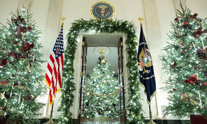 Melania posts video of White House Christmas decorations