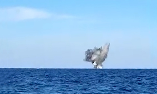 Romania destroys suspected Ukrainian unmanned boat