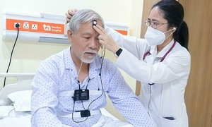 Polysomnography detects sleep apnea, revealing severe airway obstruction
