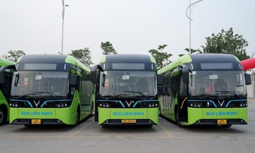Transportation company adopts 100% VinFast electric buses