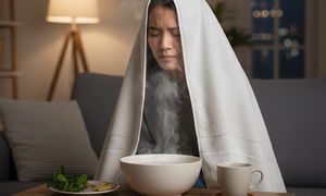 Benefits of warm steam inhalation