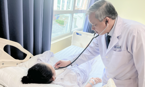 Heart valve narrowing due to rheumatic heart disease complications