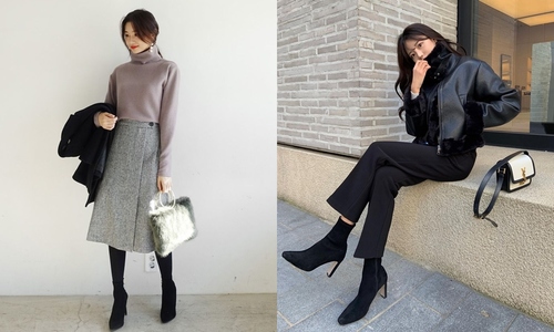 Effective ways to style boots to 'elongate' your figure