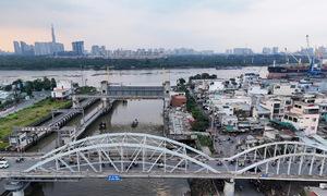 Vehicle restrictions imposed on 120-year-old bridge in Ho Chi Minh City