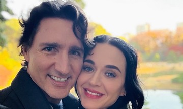 Katy Perry posts photos with former Canadian Prime Minister for the first time