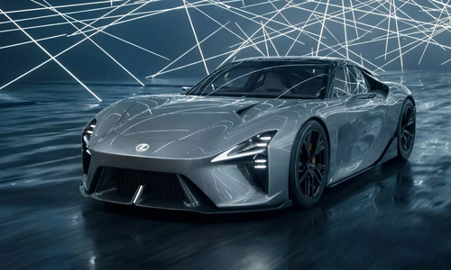 Lexus LFA concept - electric supercar successor to the legendary v10